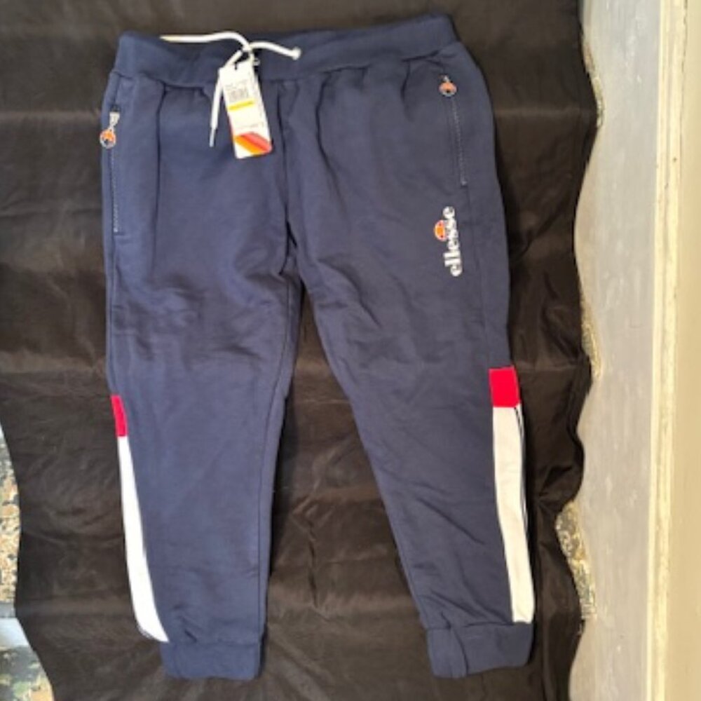 Ellesse Heritage fleece sweatpants, blue, new with tags